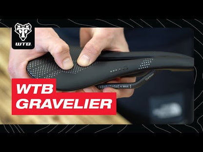 Sattel WTB GRAVELIER Medium 140mm Schienen Titan