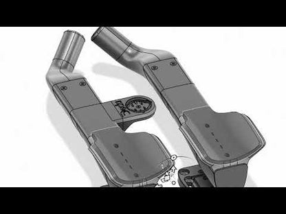 Lenker-Verlängerungen DEDA JET2 HYDRO Alu 315mm Größe S für Blips Shimano
