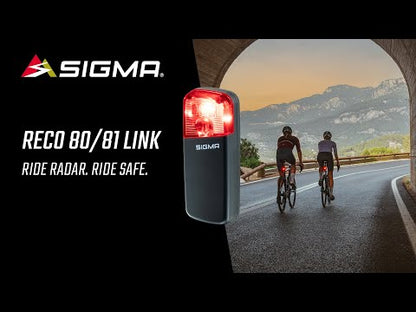 Radar-Rücklicht SIGMA RECO 81 LINK