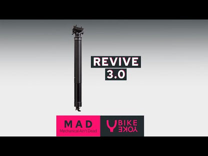 Teleskopsattelstütze BIKEYOKE REVIVE 3.0 - Limitierte Edition Silber