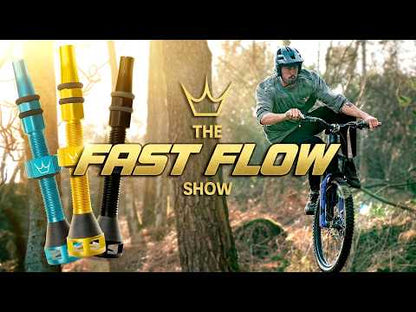 Tubeless-Ventile PEATY'S HOLESHOT FAST FLOW 42mm (x2) Blau