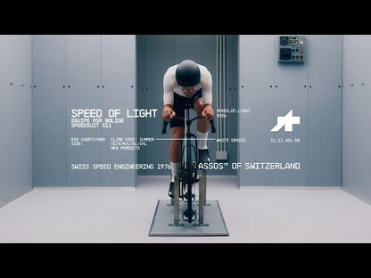 Kurze Trägerhose ASSOS EQUIPE RSR BOLIDE S11 Schwarz