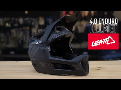 MTB-Helm LEATT MTB GRAVITY 4.0 Stealth Schwarz/Grau
