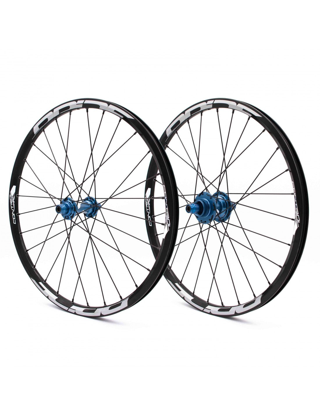 Laufradpaar PRIDE 20" (451mm) Control V1 Disc Achsen 10/10mm Blau