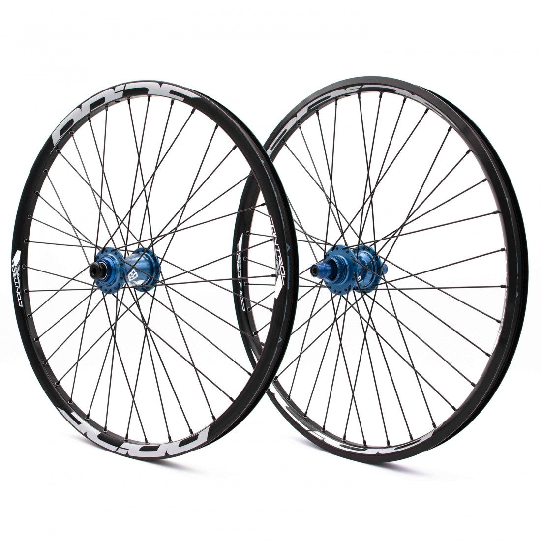 Laufradpaar PRIDE 24" (507mm) Control V1 Disc Achsen 20/10mm Blau