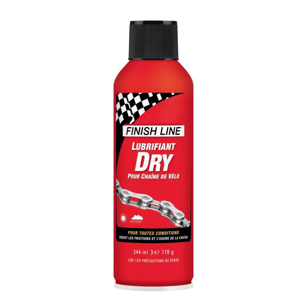 Kettenschmiermittel FINISH LINE DRY LUBE Teflon - Alle Bedingungen – Aerosol (244ml)