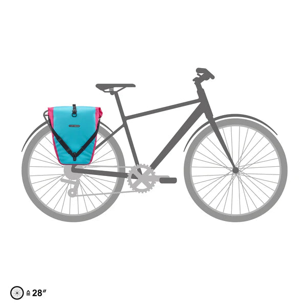 ORTLIEB BACK ROLLER 20 L Cyber Blau/Pink Gepäckträgertasche