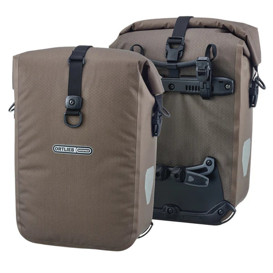 Paar ORTLIEB GRAVEL PACK QL 2.2 29 L Beige Gepäckträgertaschen