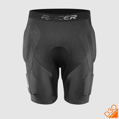 Schutz-Undershort RACER PROFILE SHORT 2 D3O Schwarz