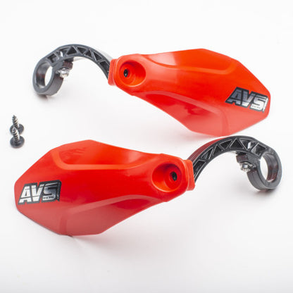 Handschutz AVS BASIC Kunststoff-Lasche Rot
