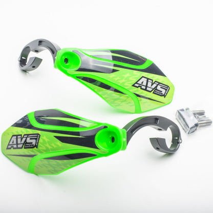 Handschutz AVS KIT DECO Alu-Lasche Grün/Schwarz