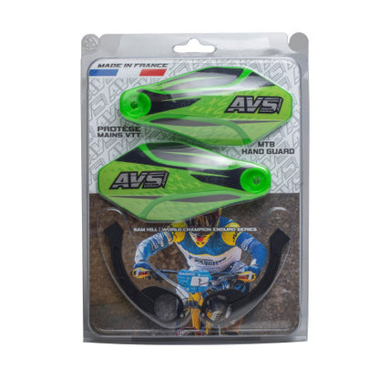 Handschutz AVS KIT DECO Alu-Lasche Grün/Schwarz