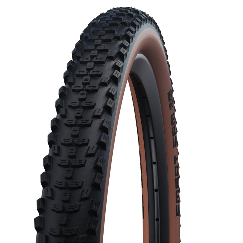 Reifen SCHWALBE SMART SAM 29x2.60 ADDIX PERFORMANCE RACEGUARD TubeType Weich Schwarz/Braun