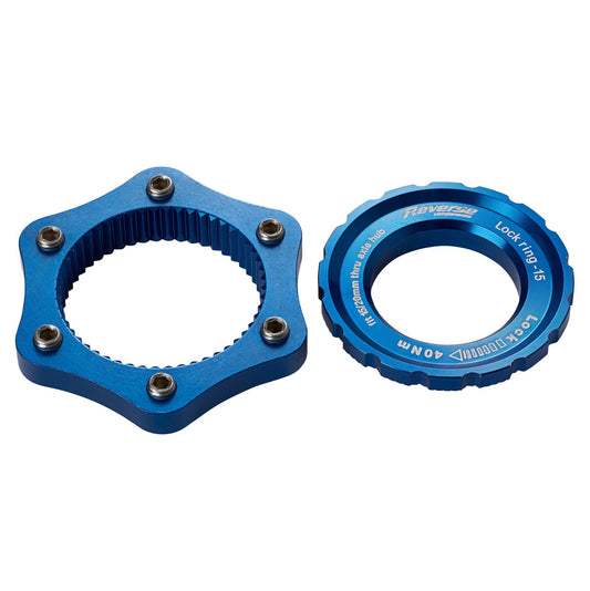 Centerlock-Adapter REVERSE COMPONENTS Blau