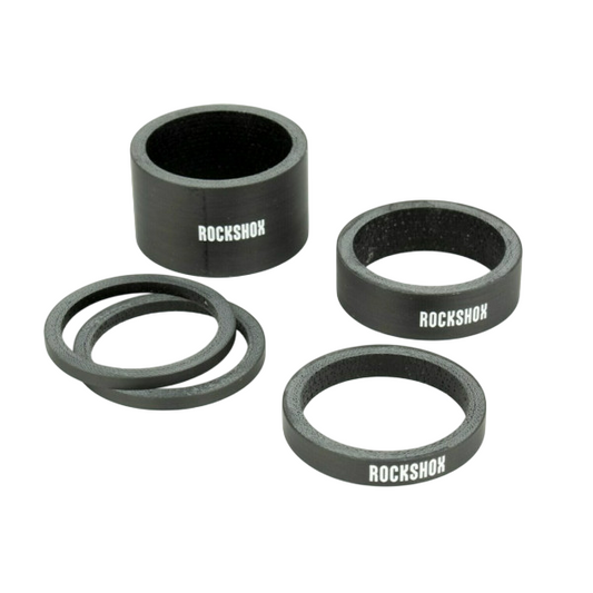 ROCKSHOX UD Carbon Spacer Kit 1"1/8 Schwarz