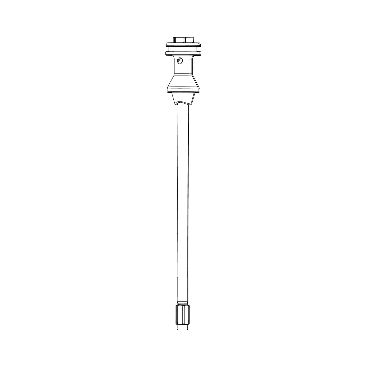 ROCKSHOX DEBONAIR Luftfederschaft-Set 160 mm für 27,5"/29" (38 mm) für DOMAIN B1+ (2022+) — technische Abbildung