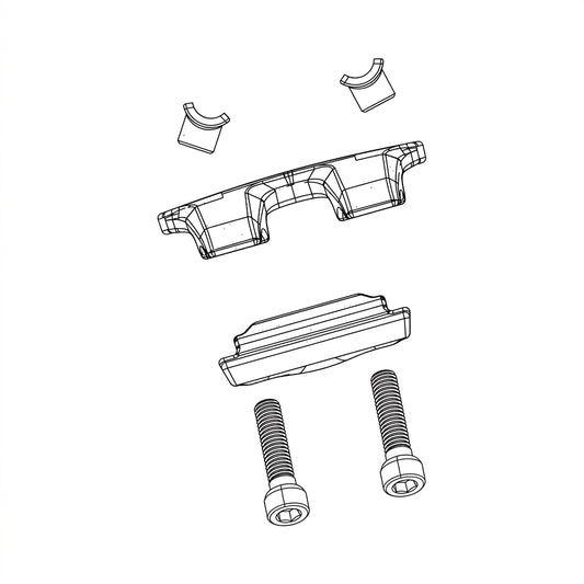 Sattelklemmkopf-Kit für ROCKSHOX REVERB STEALTH C1 Vario-Sattelstütze — technische Abbildung
