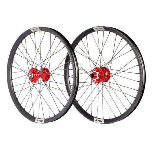 Laufradsatz PRIDE 20" (406mm) Control V2 Disc Helium M24 Achsen 20/15mm Rot