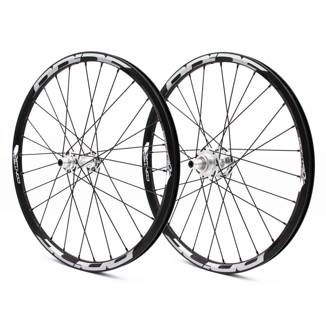 Laufradsatz PRIDE 20" (451mm) Control V2 Disc Achsen 10/15mm Polish