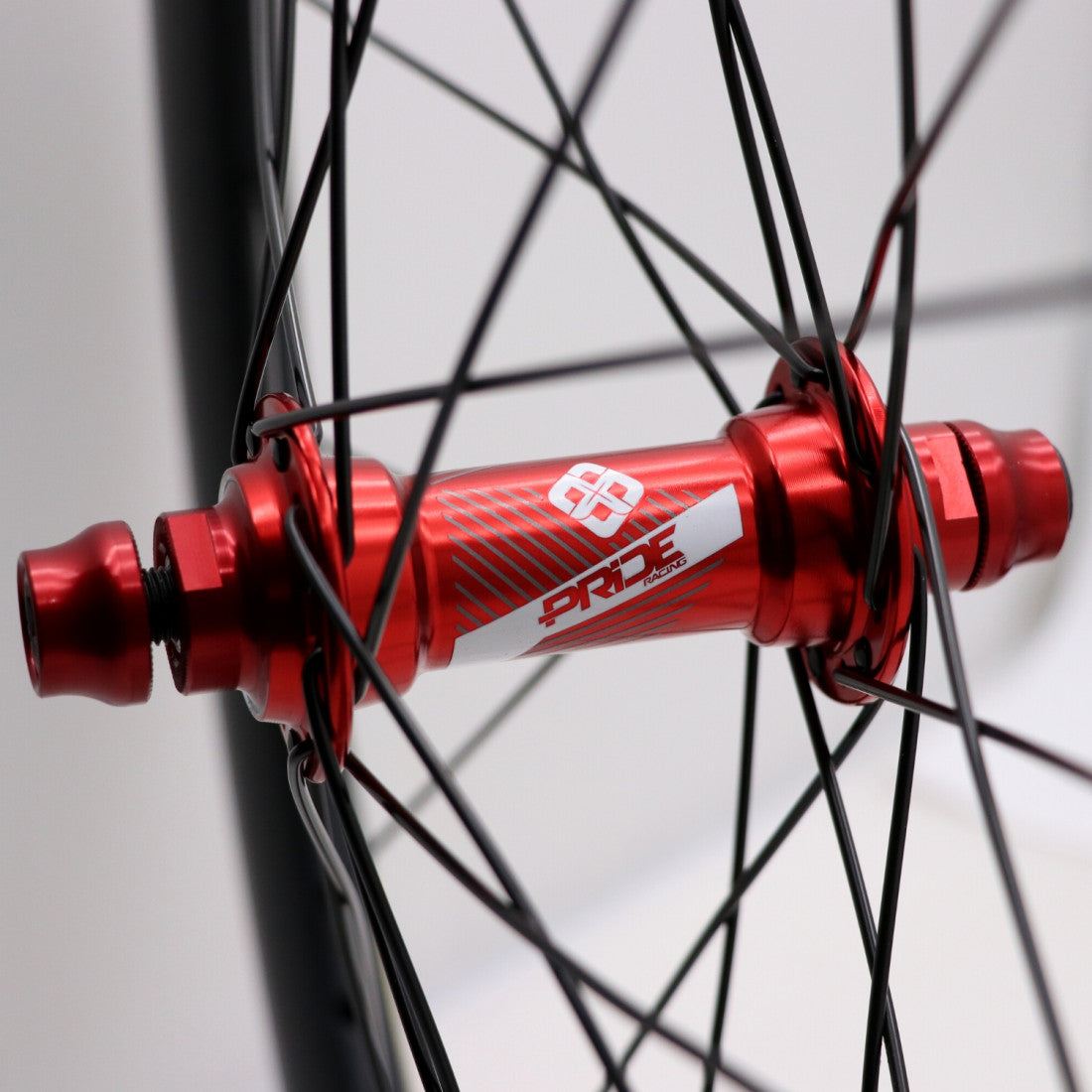 Laufradsatz PRIDE 20" (451mm) Carbon Gravity Matt Disc Pride Control V1 Achsen 10/10mm Rot