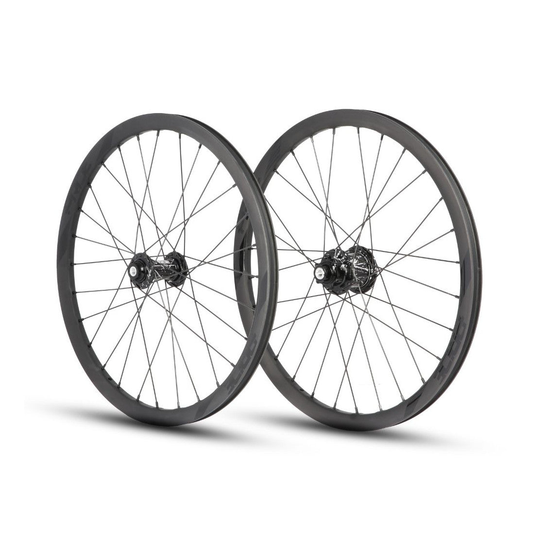 Laufradsatz PRIDE 20" (451mm) Karbon Wave Matt Black Disc Matrix Achsen 10/10mm Schwarz