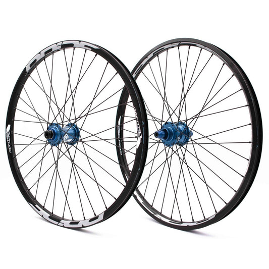 Laufradsatz PRIDE 20" (451mm) Control V2 Disc Achsen 10/15mm Blau