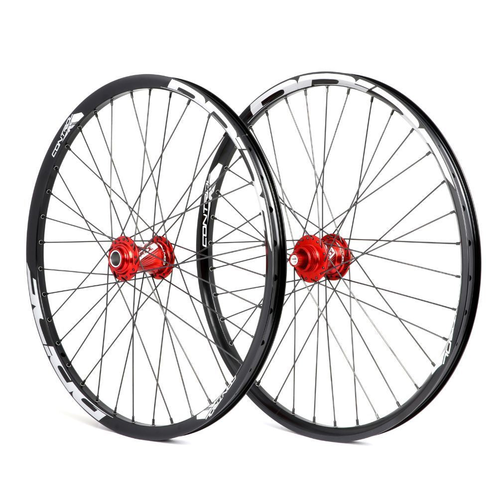 Laufradsatz PRIDE 24" (507mm) Control V2 Disc Achsen 20/15mm Rot