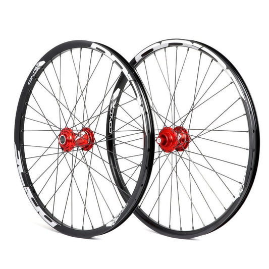 Laufradsatz PRIDE 20" (451 mm) Control V2 Disc Achsen 10/15 mm Rot