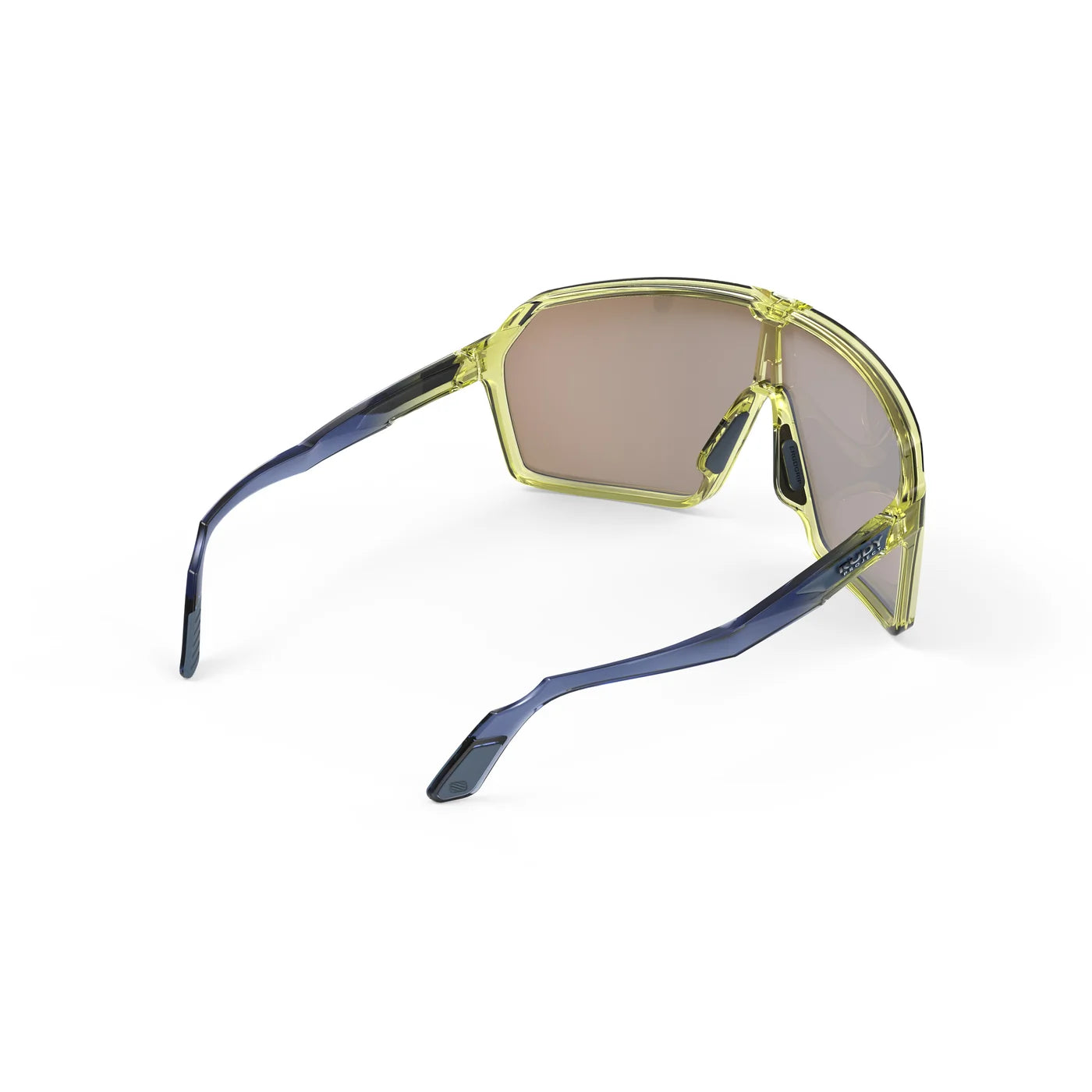 Brille RUDY PROJECT SPINSHIELD Crystal Blau Multilaser Yellow