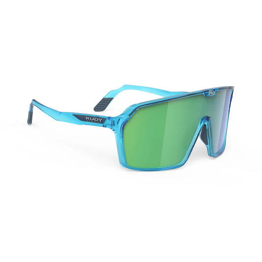 Brille RUDY PROJECT SPINSHIELD Crystal Blau Gläser RP Optics Multilaser Green