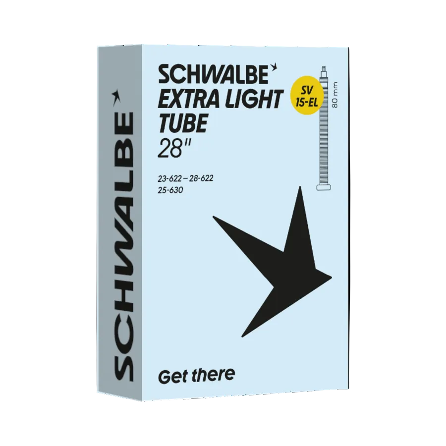 Fahrradschlauch SCHWALBE Extra Light SV15 EL 700x18/28c Presta