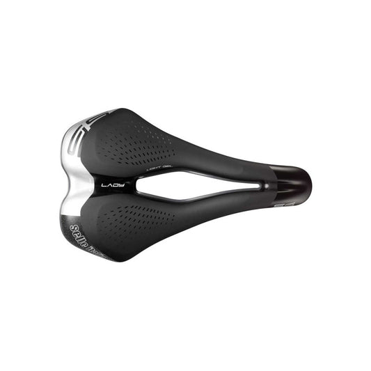 Sattel SELLE ITALIA S 5 LADY SUPERFLOW L für Damen, Fec-Schienen, schwarz