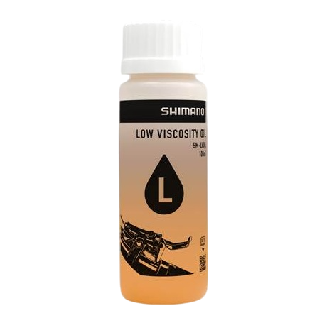 SHIMANO mineralische Bremsflüssigkeit mit niedriger Viskosität (100 ml)