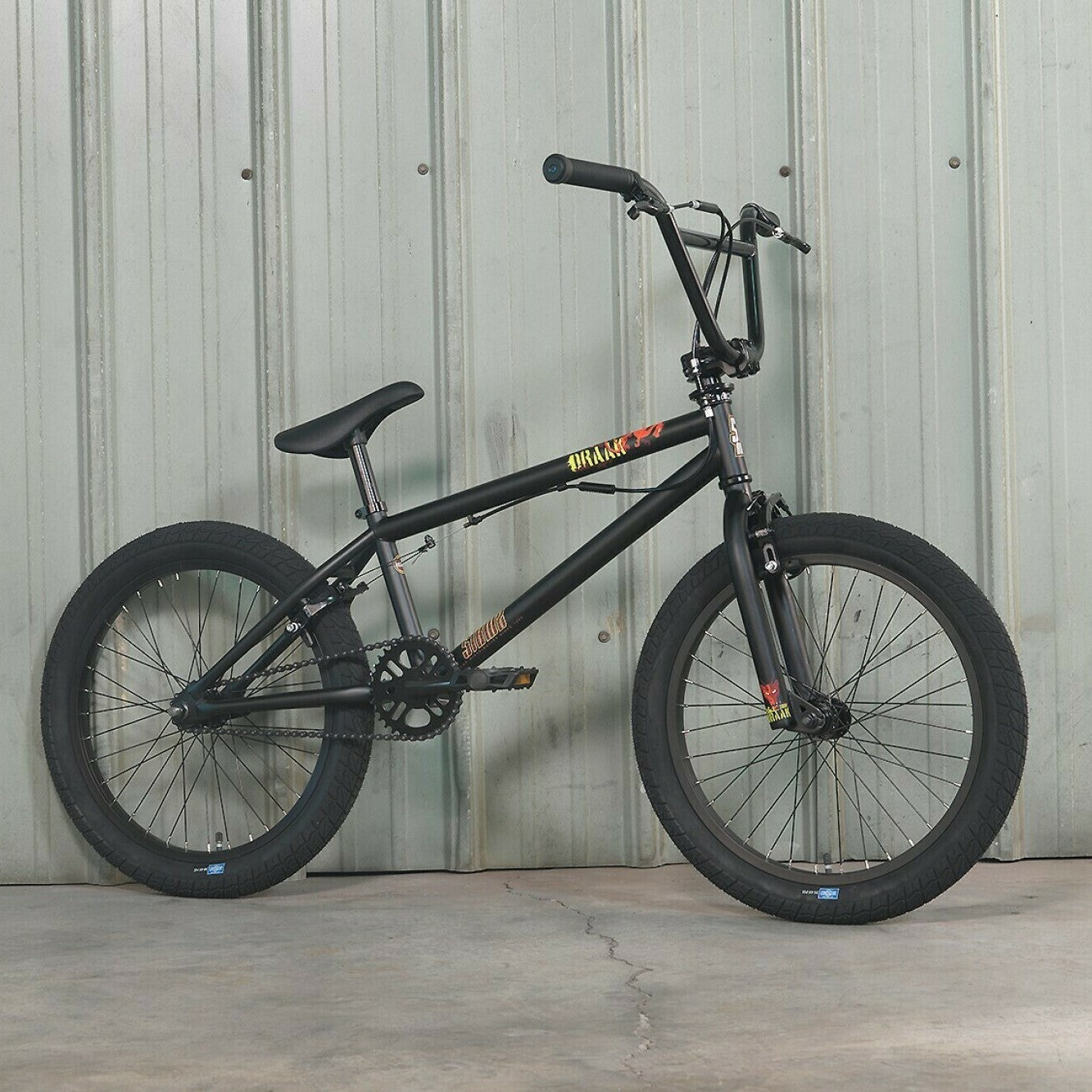 BMX SIBMX DRAAK 20" Mattschwarz