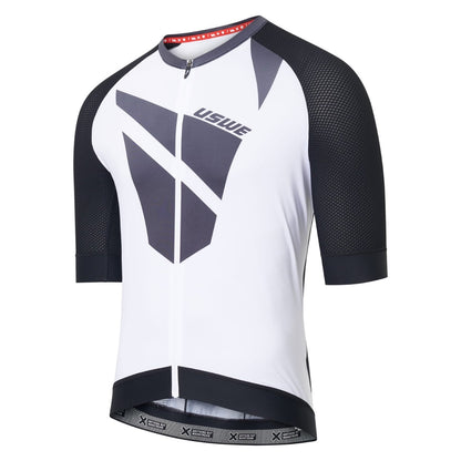 Kurzarm-Trikot USWE SKARP GRAVEL Weiß