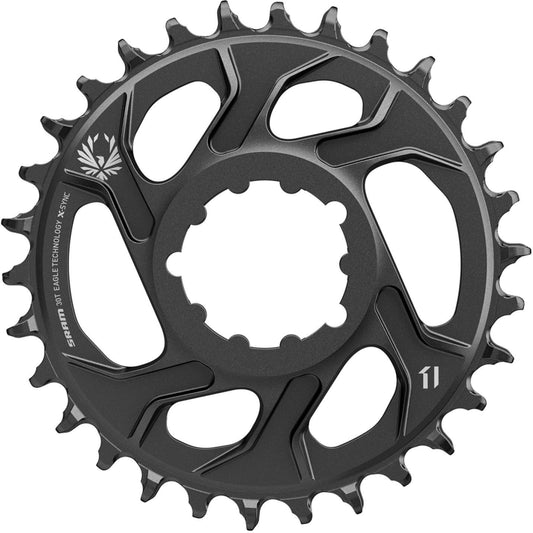 Kettenblatt Mono SRAM X-SYNC 2 EAGLE 12V Direct Mount Offset 4mm Schwarz