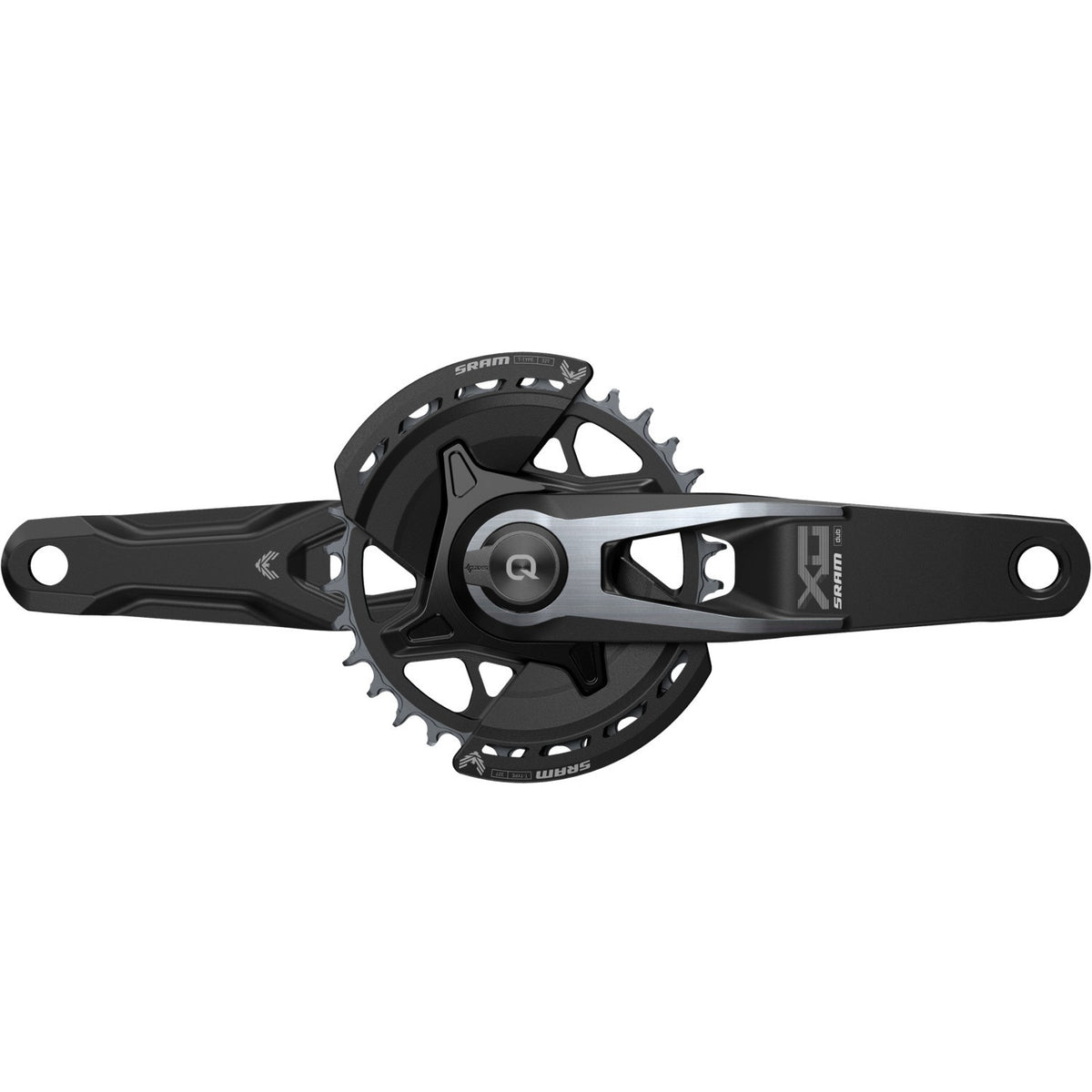 SRAM QUARQ X0 EAGLE T-TYPE EAGLE 12-fach-1-fach-Kurbelgarnitur mit Powermeter, Q174 DUB WIDE