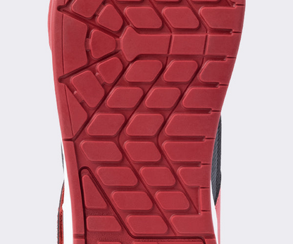 MTB-Schuhe CRANKBROTHERS STAMP SPEED LACE FLAT Schwarz/Rot/Weiß