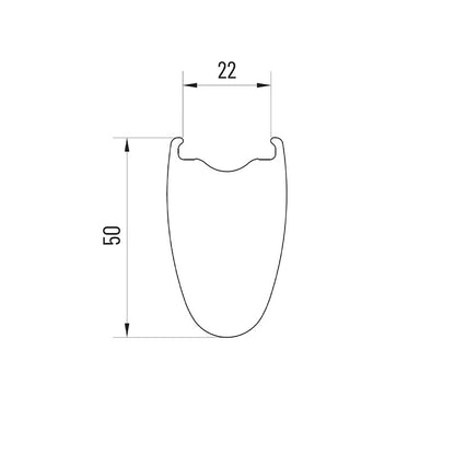 Laufradsatz MICHE SWR EVO DX 50 DISC Tubeless Ready (Center Lock)