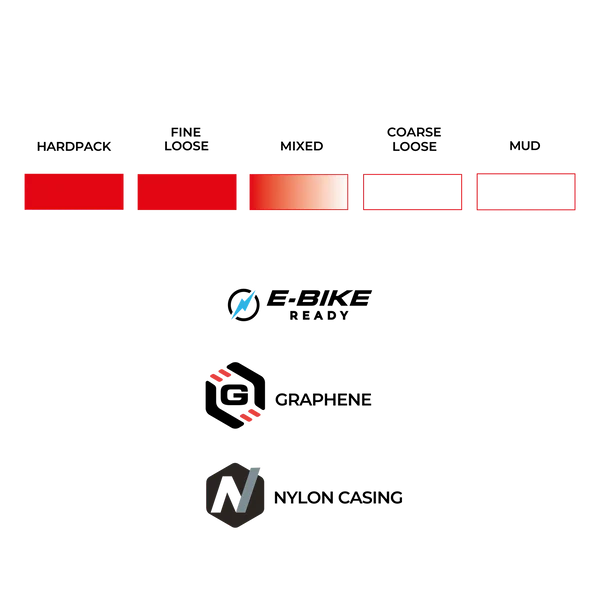 VITTORIA Syerra 29x2.6 Trail Graphene 2.0 Tubeless Ready Reifen Weich Schwarz
