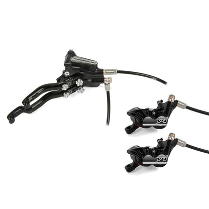Rechte Doppelbremse HOPE TECH 3 V4 DUO Schwarz