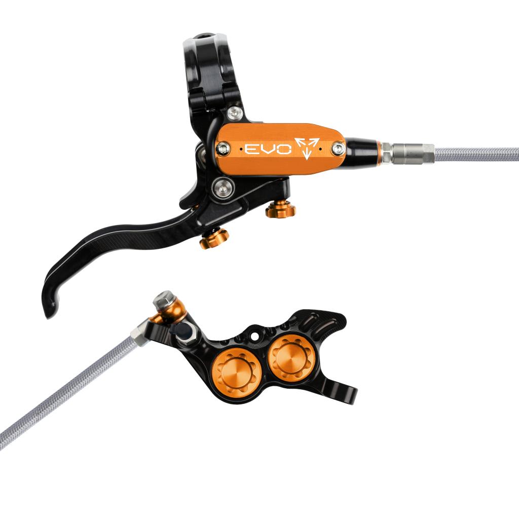 Bremse Hinten HOPE TECH 4 EVO GR4 Aviation Schwarz/Orange