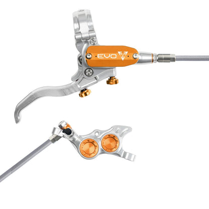 Hinterradbremse HOPE TECH 4 EVO TR4 Aviation Silber/Orange