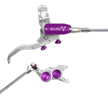 Hinterradbremse HOPE TECH 4 EVO TR4 Aviation Silber/Violett