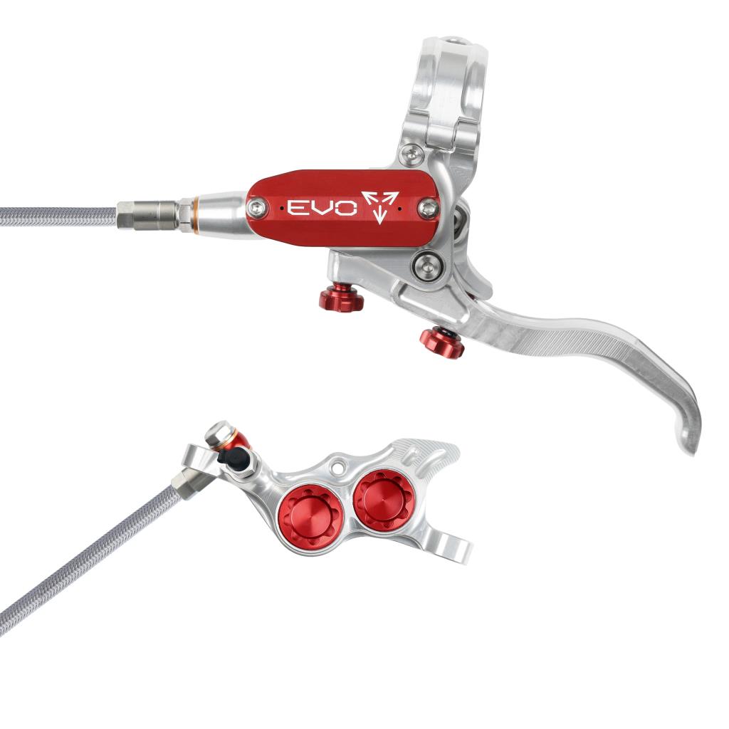 Vorderradbremse HOPE TECH 4 EVO TR4 Aviation Silber/Rot