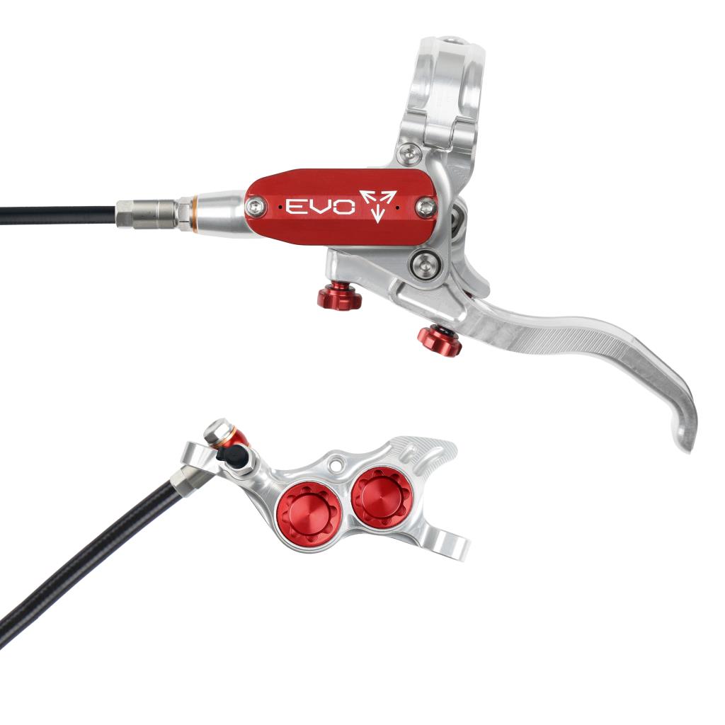 Vorderradbremse HOPE TECH 4 EVO TR4 Silber/Rot