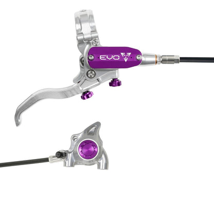 Hintere Bremse HOPE TECH 4 EVO X2 FM Silber/Violett