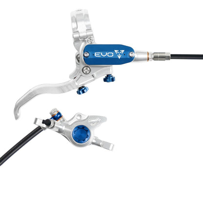 Hinterbremse HOPE TECH 4 EVO X2 PM Silber/Blau