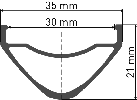 Paar DT SWISS EX 1700 SPLINE 30 mm 29" 15x110/12x148 mm Boost Laufräder