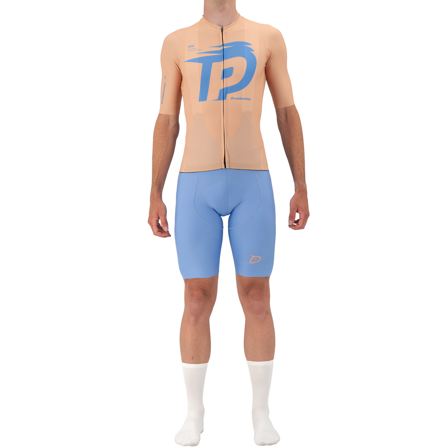 PROBIKESHOP Trikot Kurzarm Beige